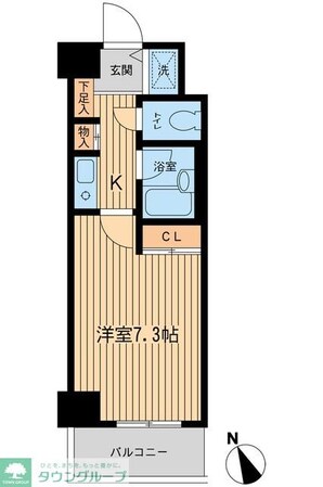 ベジフル北新宿弐番館の物件間取画像